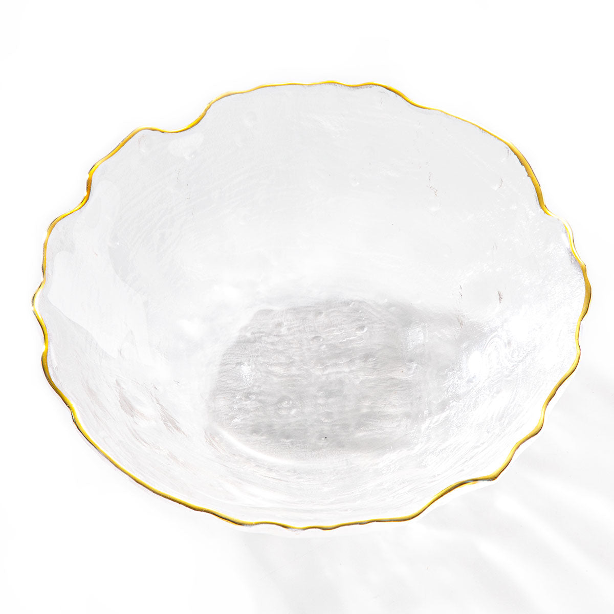 【家居】金線玻璃深盤