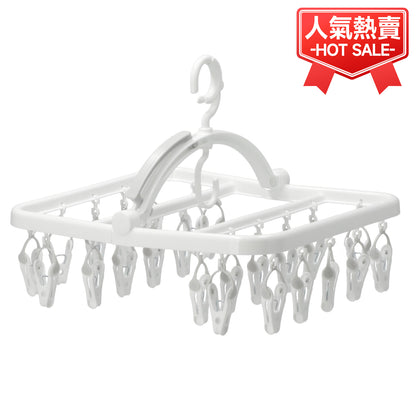 【家居】簡易掛取方形衣架SN02 WH