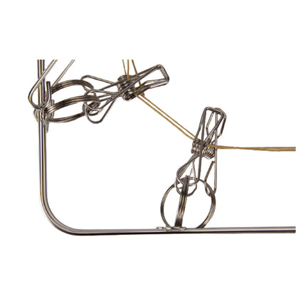 【家居】不銹鋼摺疊衣架24P