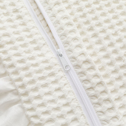 【家居】大靠墊套 華夫格