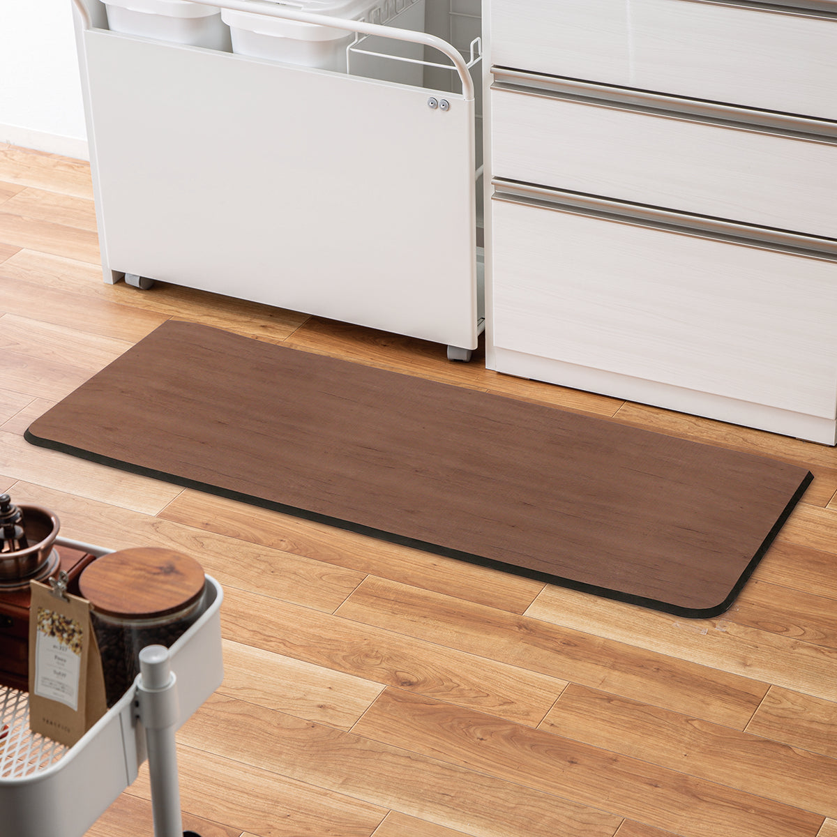 【家居】超輕量廚房地墊 深啡色