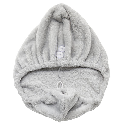 【家居】法蘭絨腕帶/干發帽/包頭巾/沐浴發帶  QE05