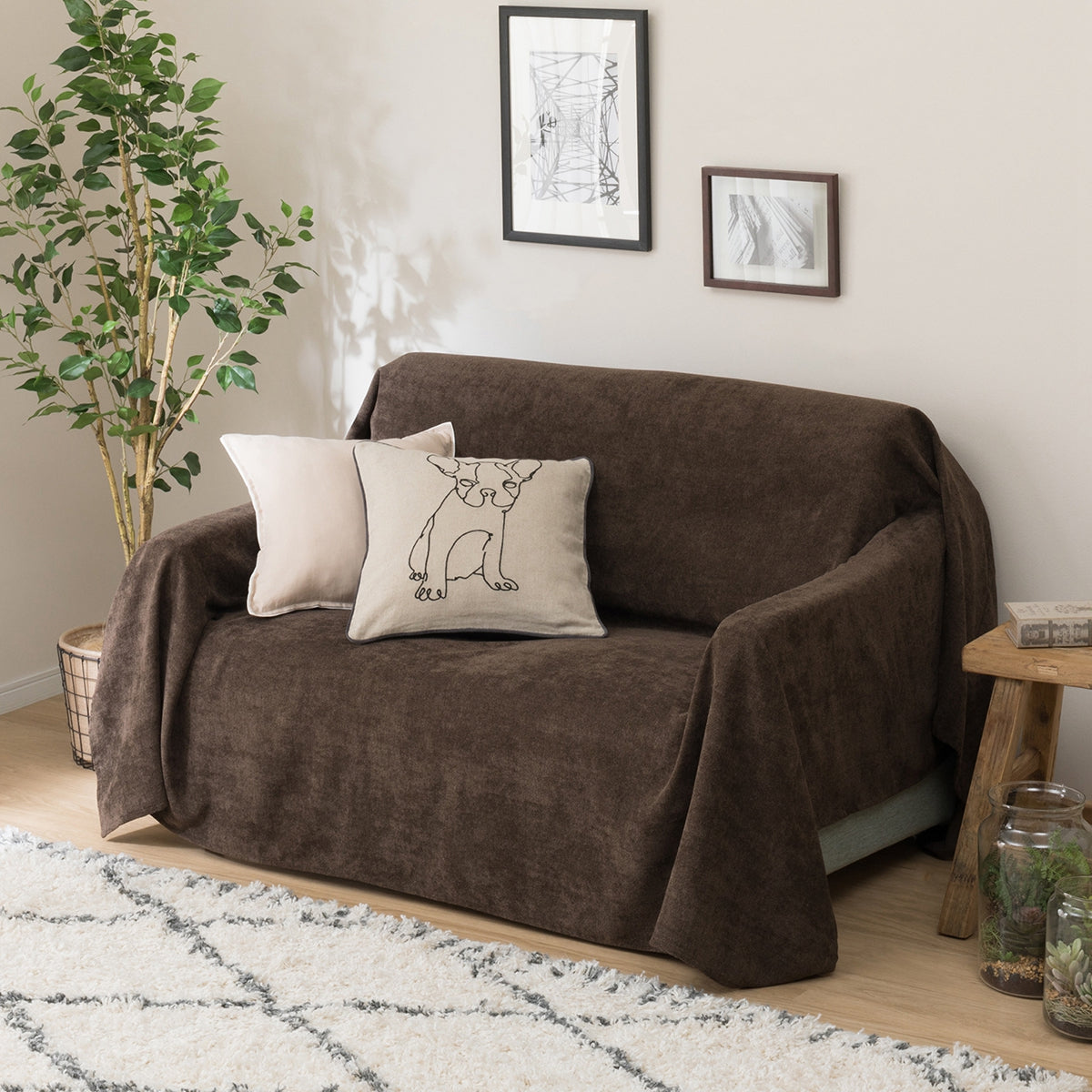 【家居】休閒多用毯 CH啡色