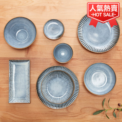 【家居】餐具 唐茶削 藍