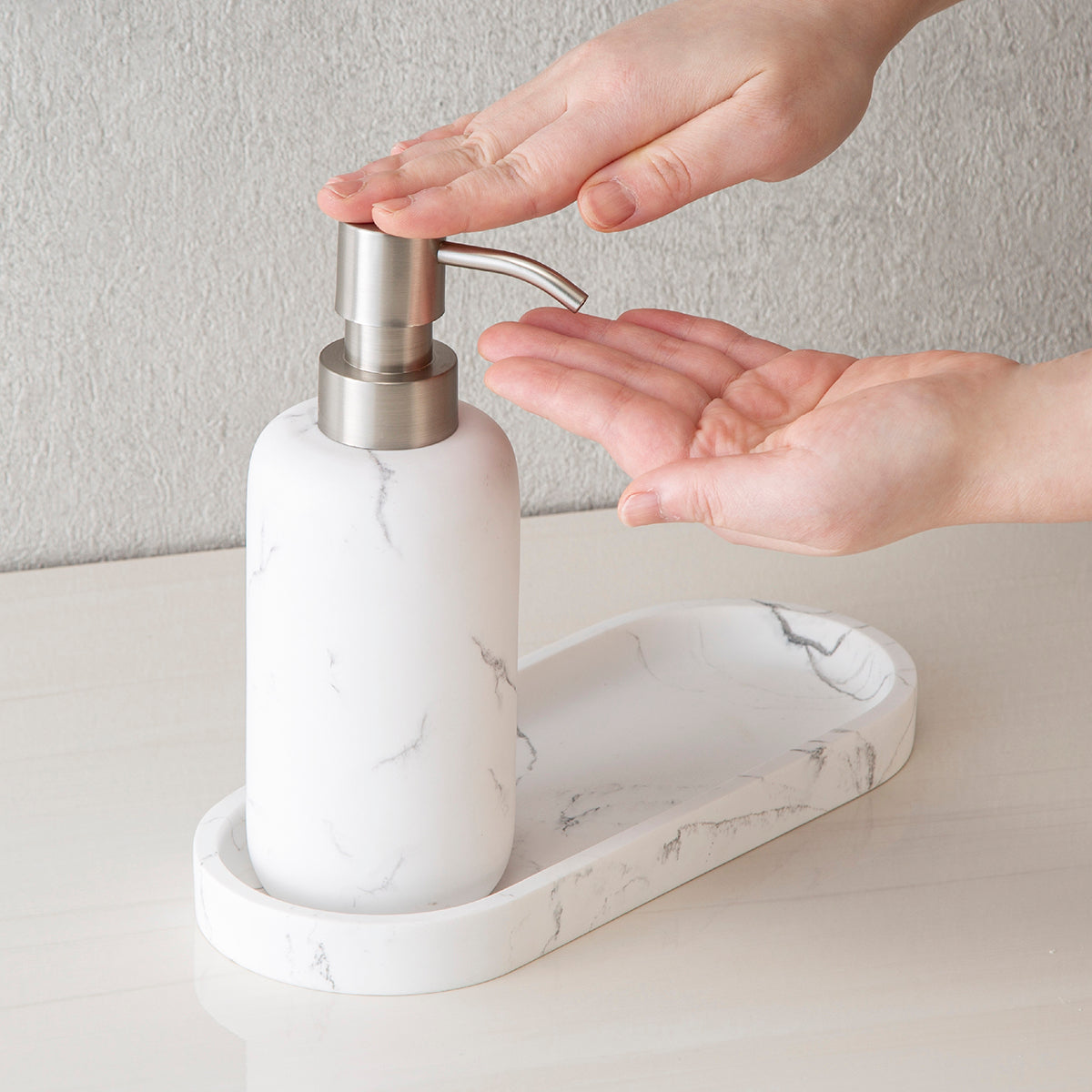 【家居】牙刷架/托盤/漱口杯/皂碟/乳液瓶 大理石紋 GS01