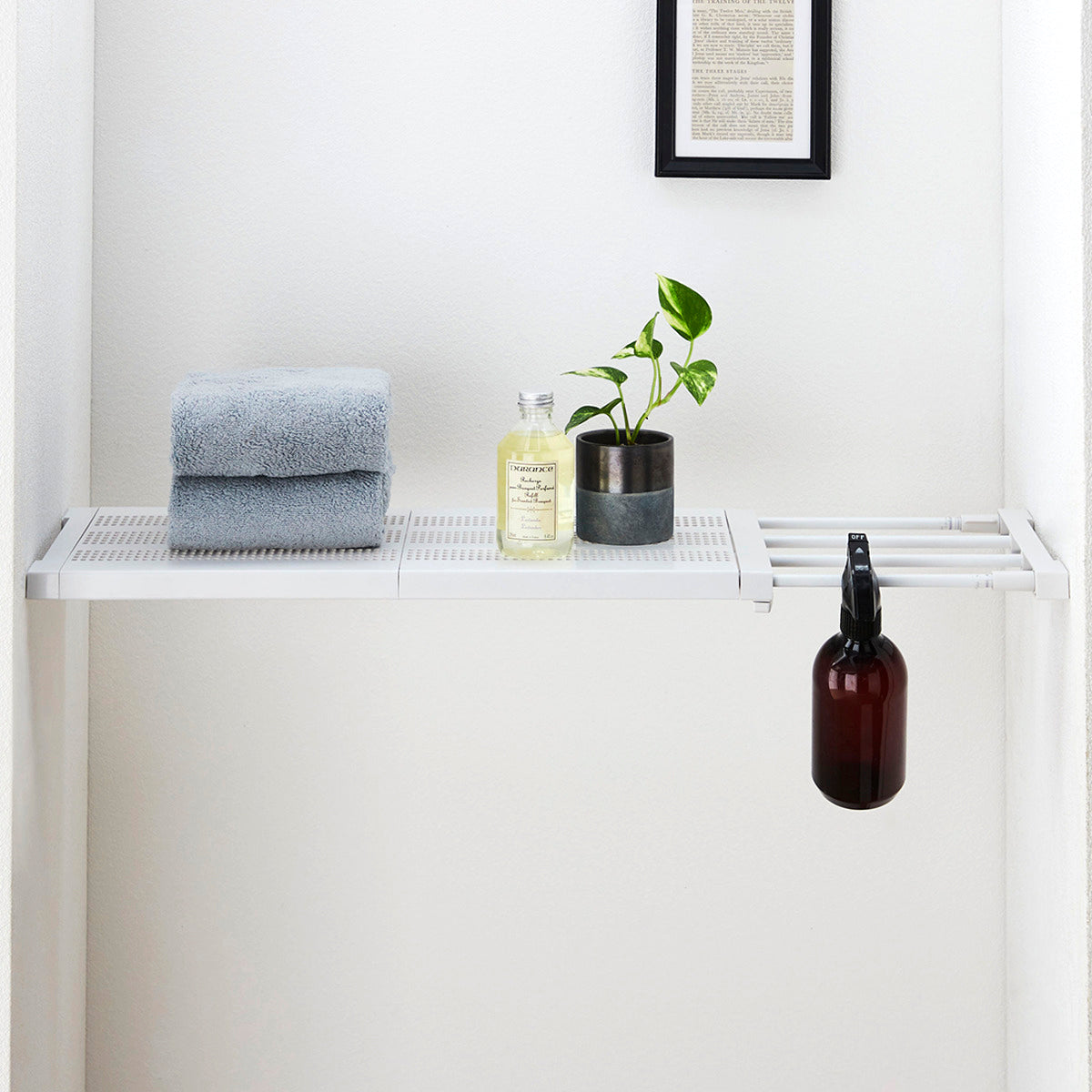 【家居】置物架 白色 HA03