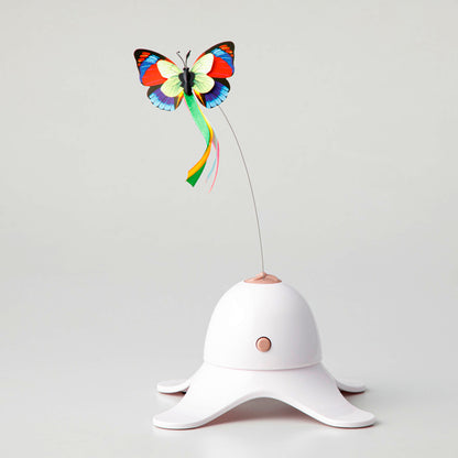 【家居】電動貓咪解悶玩具 蝴蝶飛飛