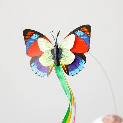 【家居】電動貓咪解悶玩具 蝴蝶飛飛