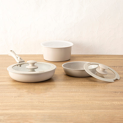 【家居】IH輕量煎鑊湯鍋5/7件套 TORERU2BE