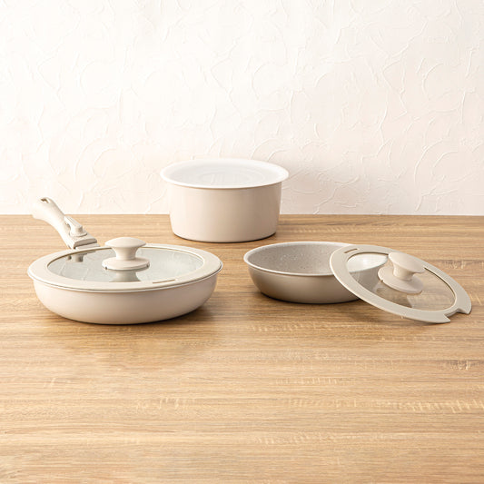 【家居】IH輕量煎鑊湯鍋5/7件套 TORERU2BE