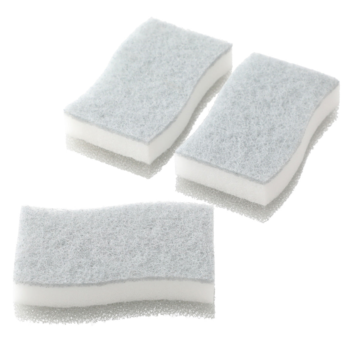 【家居】抗菌軟海綿 3枚 灰色