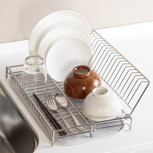 【家居】不銹鋼可摺疊瀝水架 SUS-1S