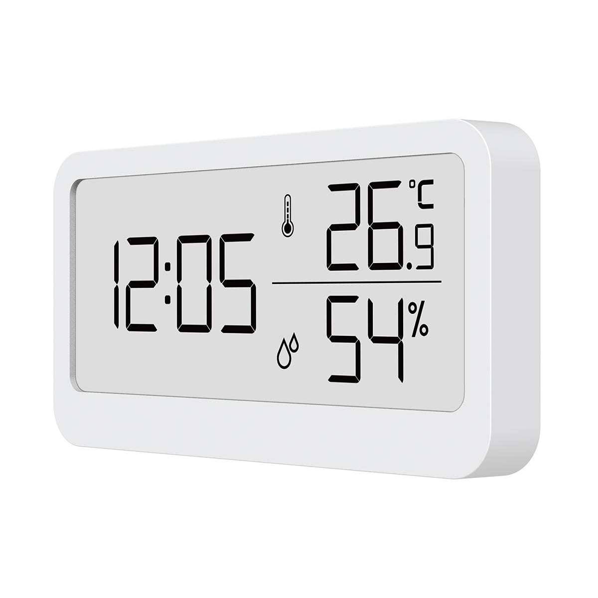 【家居】電子溫濕度計磁吸款 白色