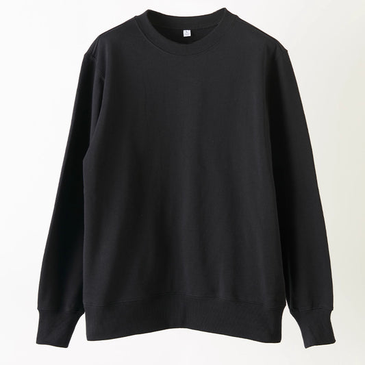 【家居】男女同款圓領衛衣 黑色 L-XL