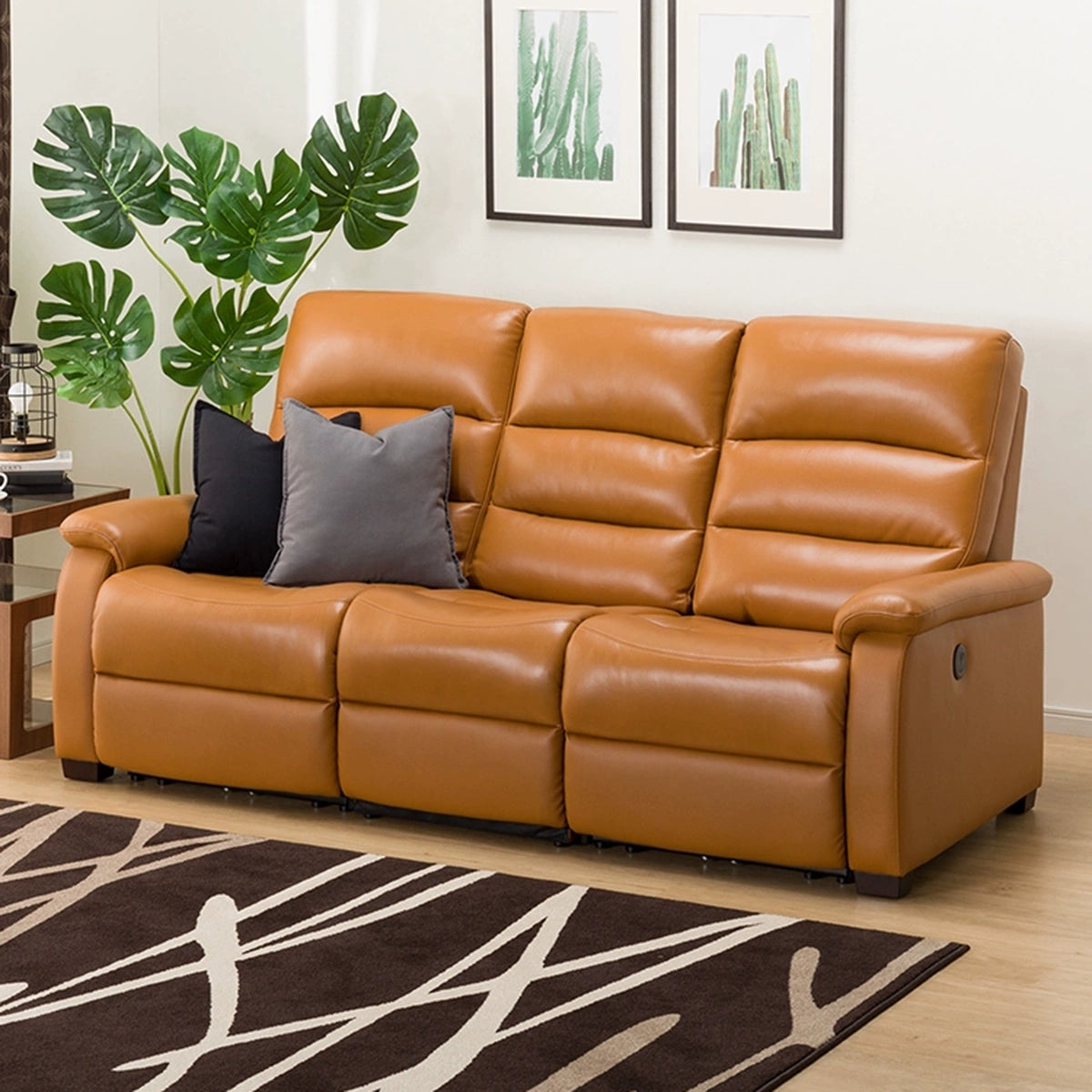 【傢俱】3座電動梳化 彼利波4 厚皮 HK